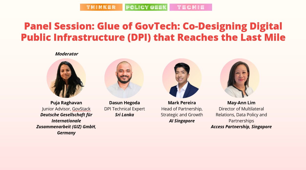 thumbnail for Panel Session: Glue of GovTech: Co-Designing Digital Public Infrastructure (DPI) that Reaches the Last Mile 